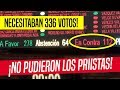 JUSTO AHORA! PIERDEN VOTACIÓN LOS PRIISTAS. MARIO DELGADO PREVIÓ EL ESCENARIO. ¡NOROÑA REVIVE!