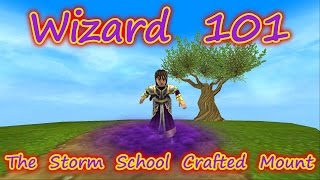 Wizard101: Test Realm The Storm School Crafted Mount