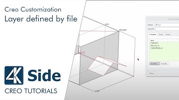 Creo Customization: Layer defined by file and custom layer - the simple explanation in 7 minutes
