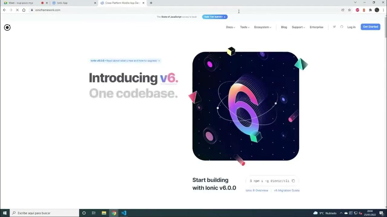 Ionic 6+ exportar menu o sidebar YouTube