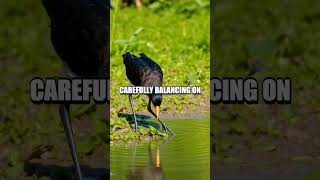 The Elusive Elegance of the African Jacana and Floating Vegetation