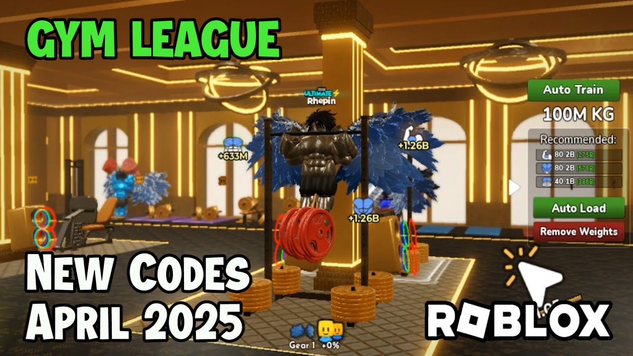 Roblox Gym League New Codes April 2025 - YouTube