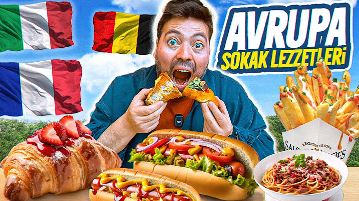 İSTANBUL’DAKİ AVRUPA SOKAK LEZZETLERİNİ DENEDİM!
