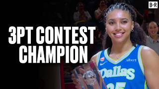 Azzi Fudd Wins WNBA 3-Point Contest 🔥 30 PTS in Final Round