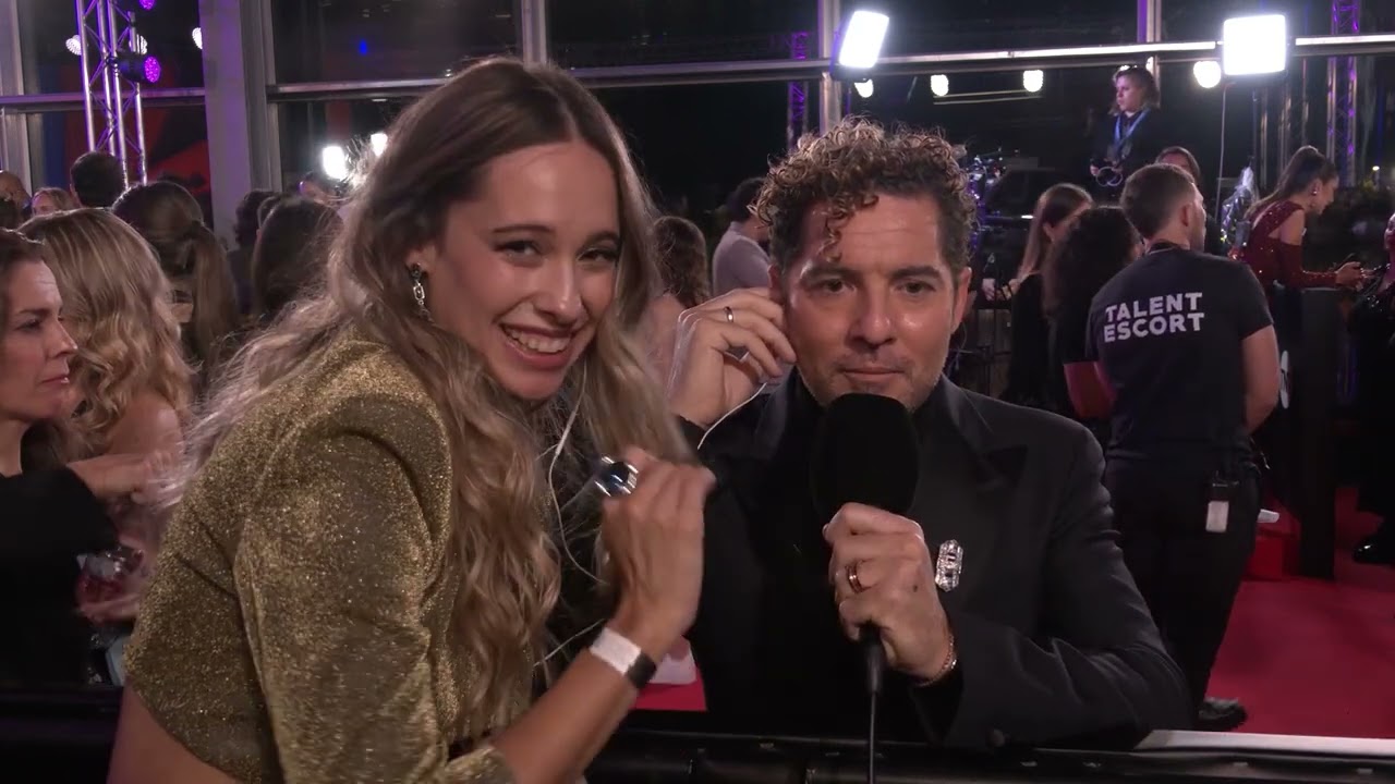 David Bisbal en la alfombra roja de la Gala final #LatinGRAMMY