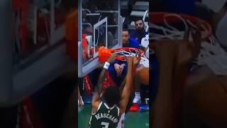 MarJon Beauchamp throw it down with authority?shorts nba marjonbeauchamp bucks nbahighlights