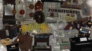 Classic Furniture Building Hacks Part2 | Tips and Tricks ,Tutorial , Ideas | Bloxburg ROBLOX