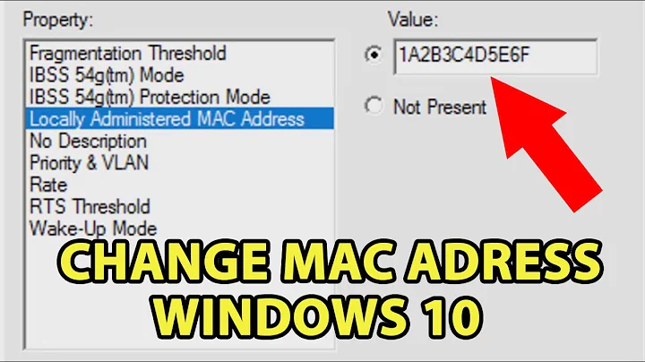 How to Change MAC Address Windows 10
