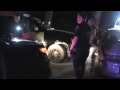 Carjacking Suspect Arrested After Police Chase & Pit Maneuver - Damaged Police Cars