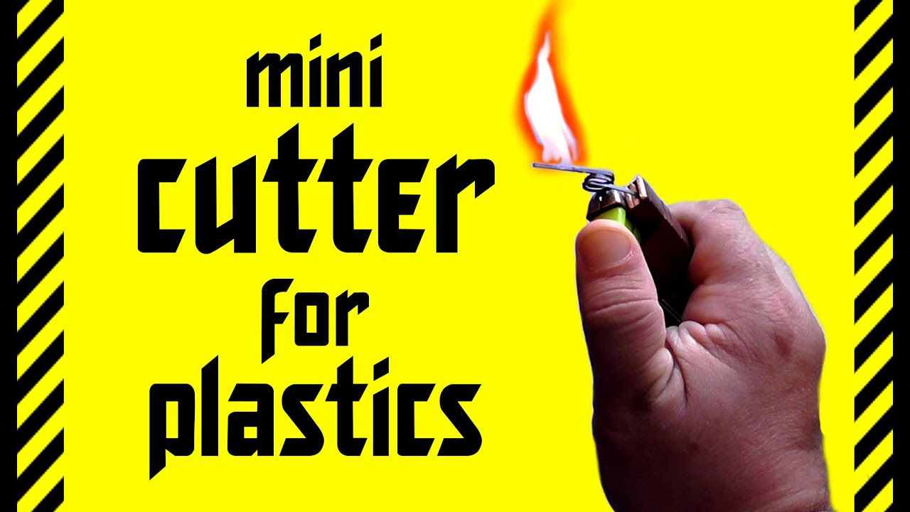 How to make a cutter for plastic. Simple small knife for cutting