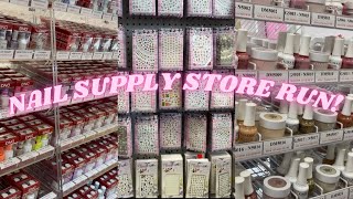 COME WITH ME TO THE NAIL SUPPLY STORE *MINI HAUL* | NAIL SUPPLY STORE RUN | NAILZ BY DOM .