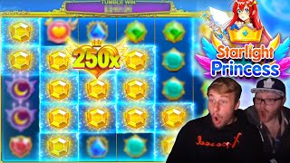 VIEWER CALLS CRAZY STARLIGHT PRINCESS BONUS WIN!