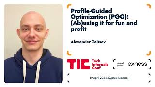 Profile-Guided Optimization (PGO): (Ab)using it for fun and profit / Alexander Zaitsev