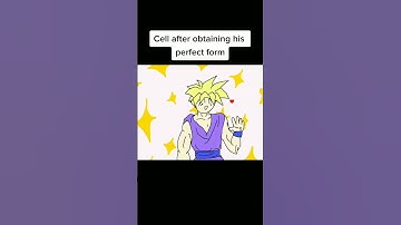 Cell saga in a nutshell #animation #animation #cell #goku #gohan #fyp