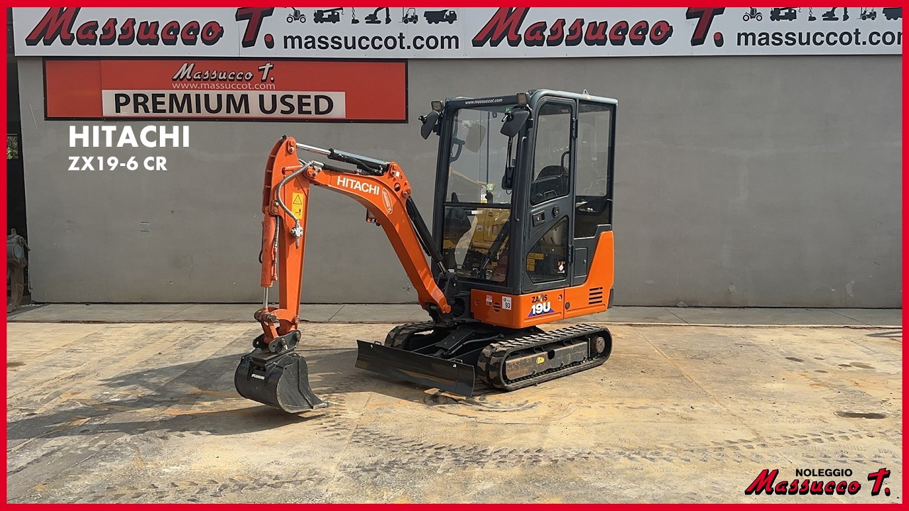 HITACHI ZX19-6 CR - Massucco T. ID 5144 - YouTube