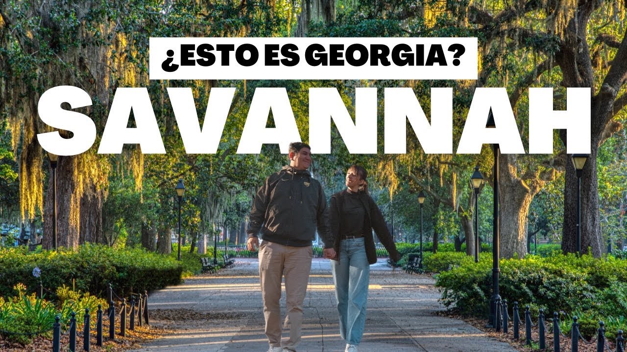 El lugar más bonito de Estados Unidos -- Savannah, Georgia/ Guía de Viaje 2023