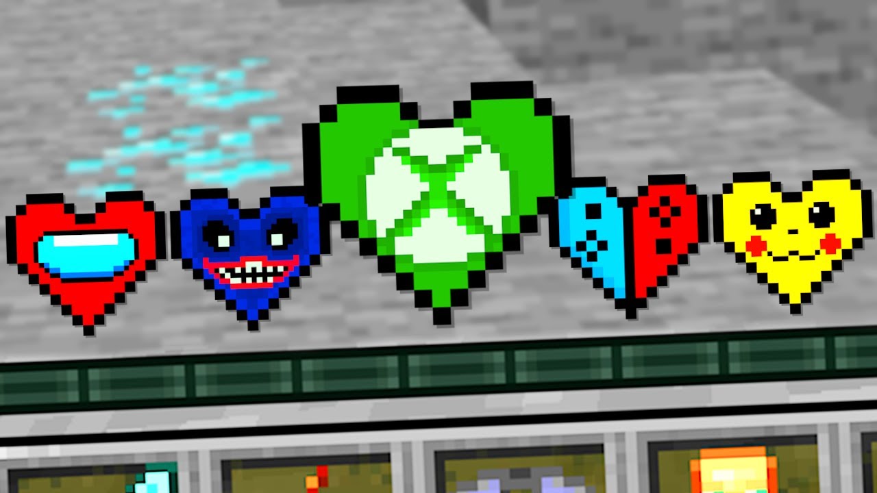 Minecraft But I Have VIDEO GAME Hearts!