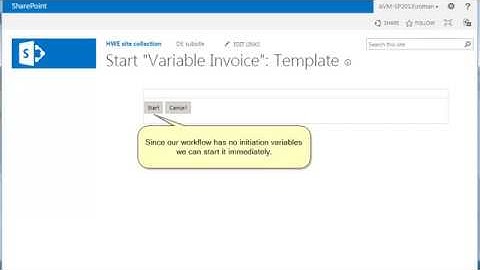 How to create invoices with a variable number of items using HarePoint Workflow Extensions