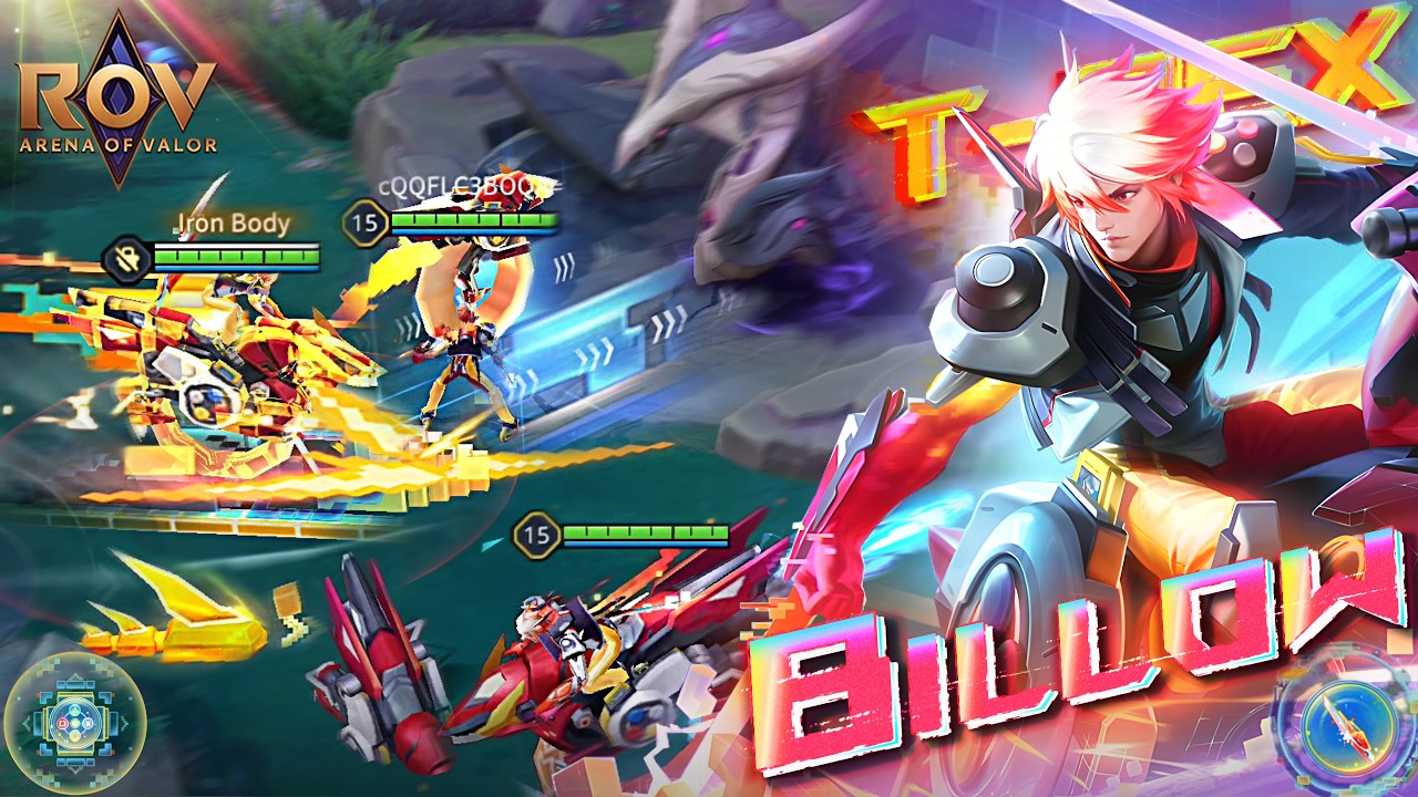RoV : รีวิว SKIN Billow | T-Rex Fire Up พลังไดโนเสาร์ 8 bit 2026 - YouTube