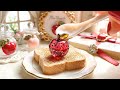【AI ASMR】童話モチーフのガラスジャムとミニチュアトースト🍞どれを食べてみたい？｜Miniature Glass Jam on Toast