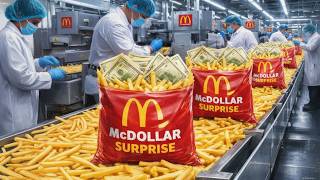 Million of McDonald’s Fries Per Hour! 🍟 The Most Satisfying Mega Factory Process!
