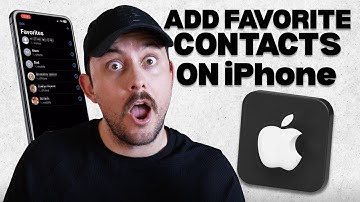 How to Add Favorite Contacts on iPhone for Quick Calls (Step-by-Step Guide)