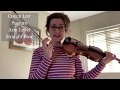 Violin warm ups with mrs groom  lesson 2 long bows