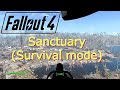 My sanctuary build in survival difficulty mode   fallout 4