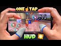 4 Finger Setting ⚙️ OneTap Hud ⚡️ Fast GlooWall Free Fire 🔥 Handcam Gameplay In 2025