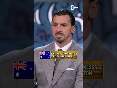 Zlatan sends a message to 18-year-old Lucas Herrington who missed his penalty in Australia's loss
