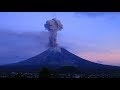 Spectacular time-lapse of Mayon volcano eruptions