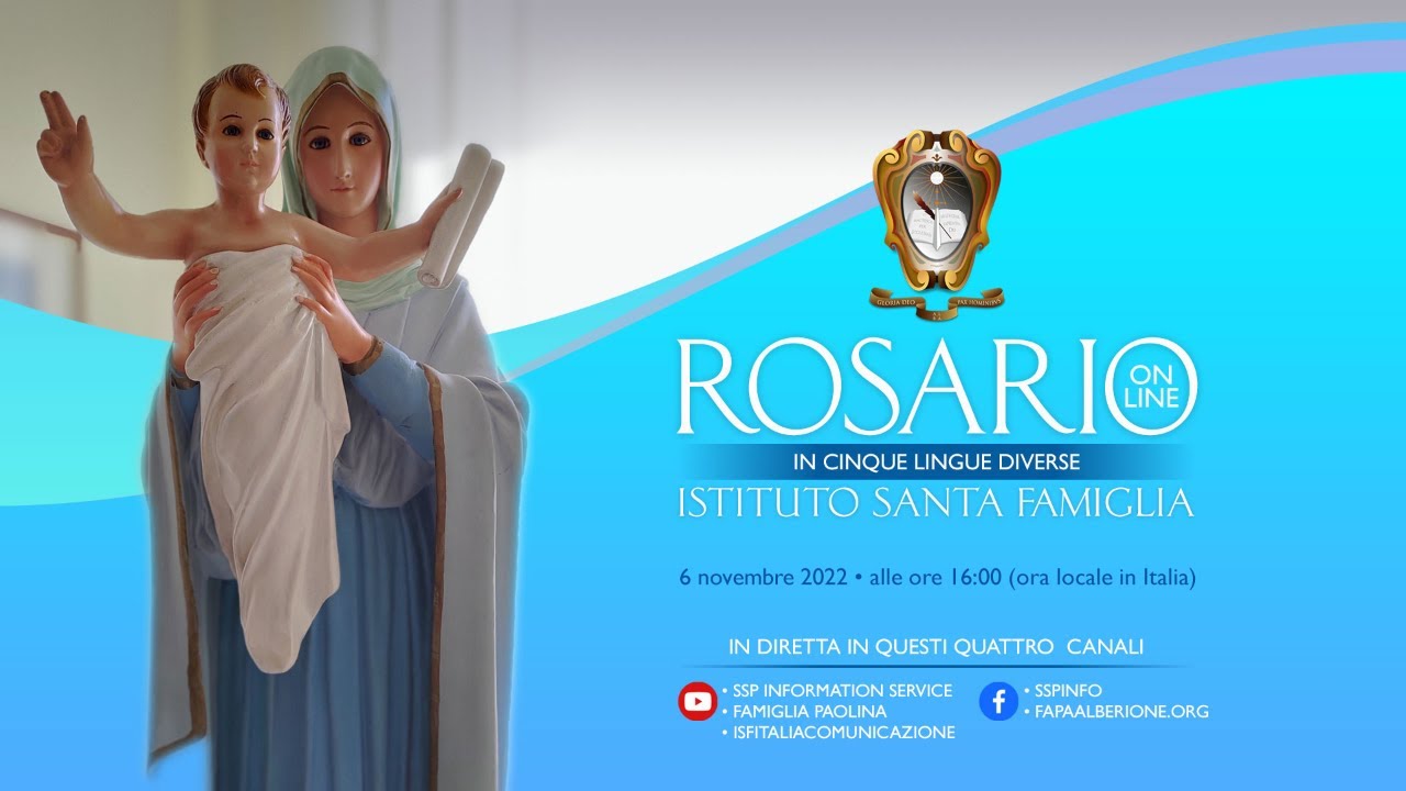 Rosario Online • Istituto Santa Famiglia YouTube Rosario Online • Istituto Santa Famiglia YouTube