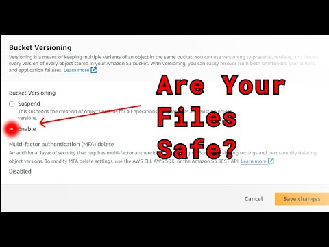 How to Set Up Versioning in AWS S3 - YouTube