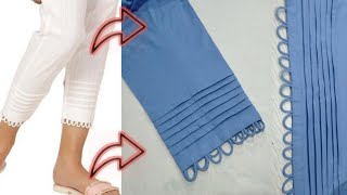 stylish trouser for women//Easy and Stylish Trouser Design Cutting and Stitching//trouser design