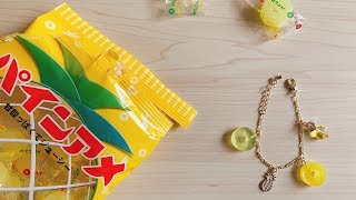 【パインアメチャーム 作り方】UVレジンで2種類のパインアメ