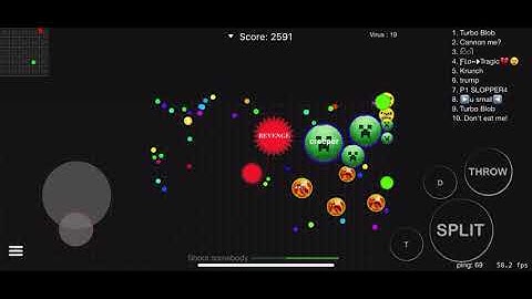 EPIC PRO TEAM SERVER DESTRUCTION! ( BLOB.IO 75K MASS CRAZY GAMEPLAY! )