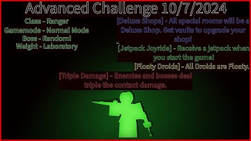 Advanced Challenge 10/7/2024 - Randomly Generated Droids