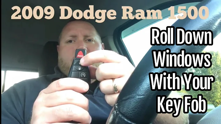 How to roll down windows with key fob (09 Ram)
