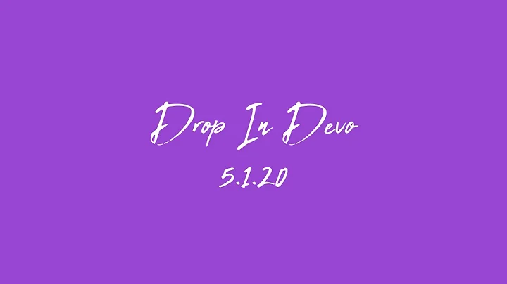 DROP-IN DEVO #17 // BRIAN SOWLE