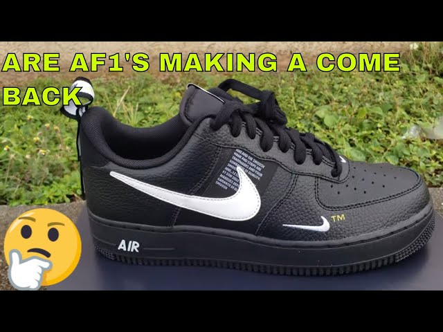 NIKE AIR FORCE 1 '07 LV8 UTILITY BLACK for £95.00