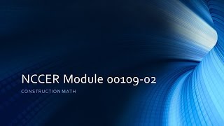 Intro To Construction Math Final Copy