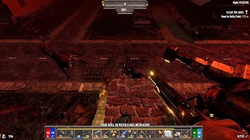7 Days to die - My first horde night in A20 Darkness falls.