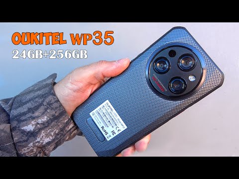 ПЕРВЫЙ РЫБАЦКИЙ СМАРТФОН OUKITEL WP35  МОЩНЫЙ АППАРАТ 11000 mAh и ПАМЯТИ 24GB256GB