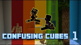 Confusing Cubes 1 Part 1: Twins try a minecraft map for the first time.