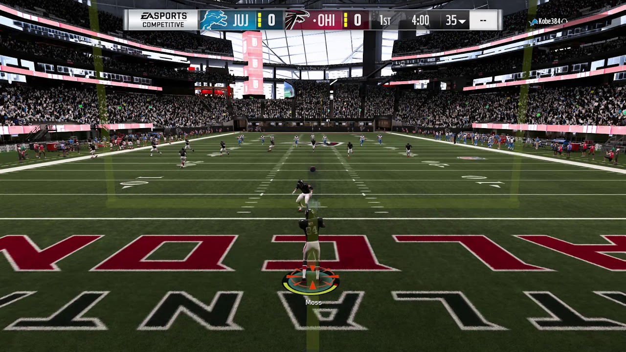 Randy moss returns the opening kickoff for a touchdown! Madden19