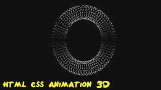 AMAZING ANIMATION 3D USING HTML CSS |DO YOU KNOW THIS DESIGN@pinkweb0 #html#css