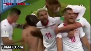 Xherdan Shaqiri GOAL vs Serbia - RTK Comment (World Cup 2018)