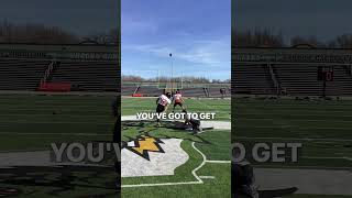 Simple Kicking Skinny Field Goal Posts Train Kickers to Aim Small Miss Small to Earn a scholarship