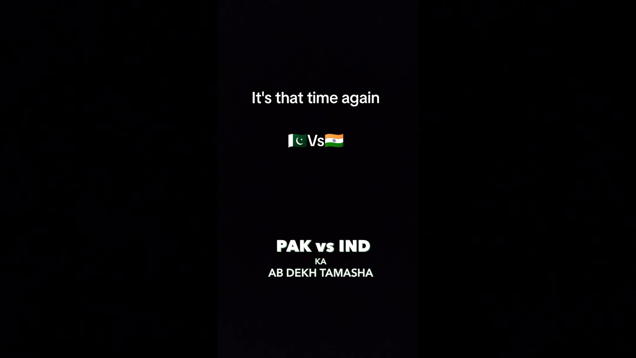 Pak🇵🇰 Vs India🇮🇳Acc T20 Asia Cup 2025