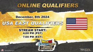 DRAGON BALL: Sparking! ZERO - THE DRAMATIC SHOWDOWN - US EAST ONLINE QUALIFIERS